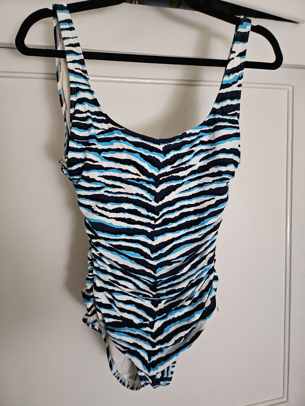 Zebra Stripe Swimsuit Size 8